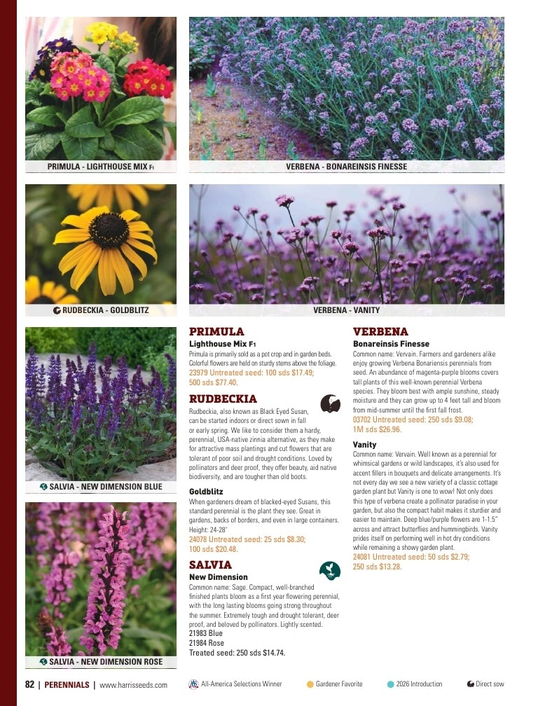 Harris Seeds flyer page 82