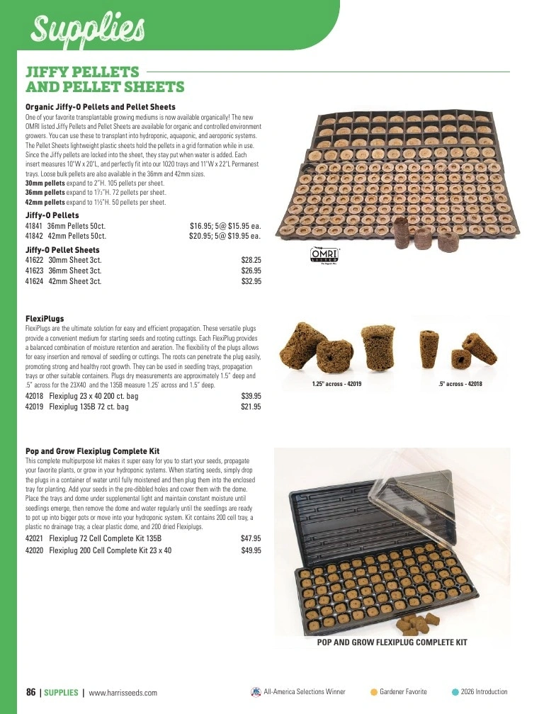 Harris Seeds flyer page 86