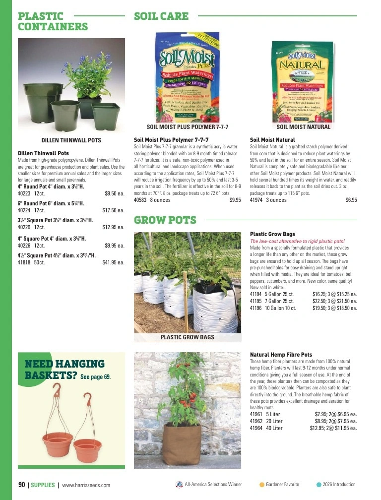 Harris Seeds flyer page 90
