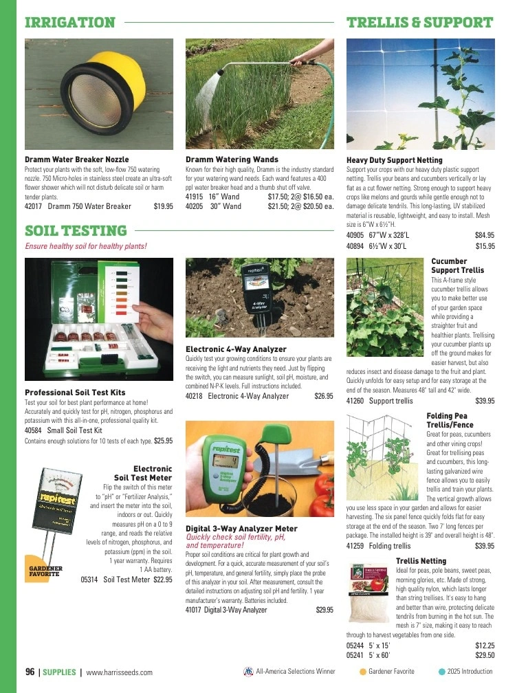 Harris Seeds flyer page 96