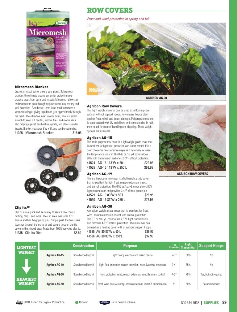 Harris Seeds flyer page 99