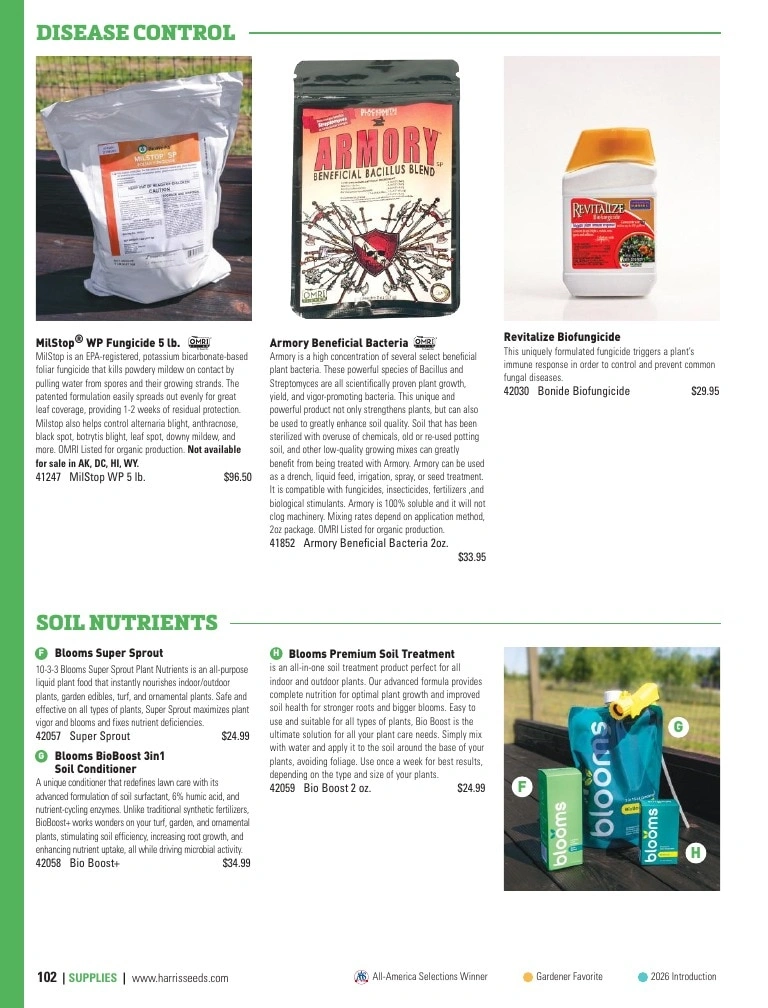 Harris Seeds flyer page 102