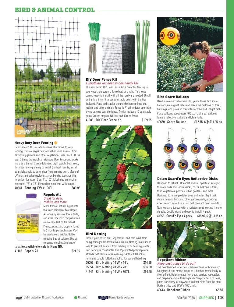 Harris Seeds flyer page 103
