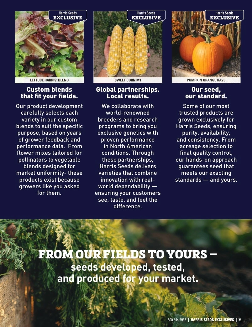 Harris Seeds flyer page 9