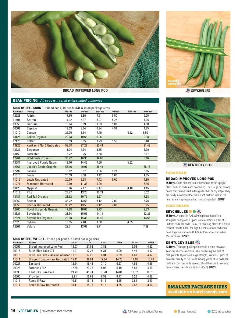 Harris Seeds flyer page 14