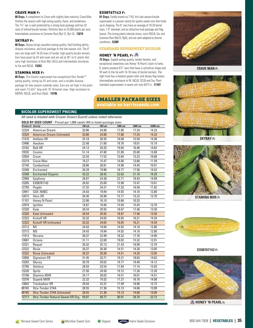 Harris Seeds flyer page 35