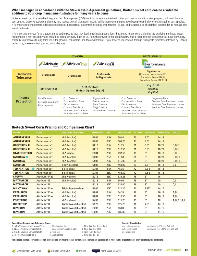 Harris Seeds flyer page 49