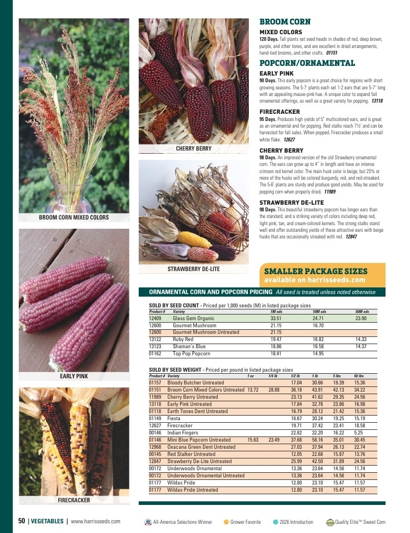 Harris Seeds flyer page 50