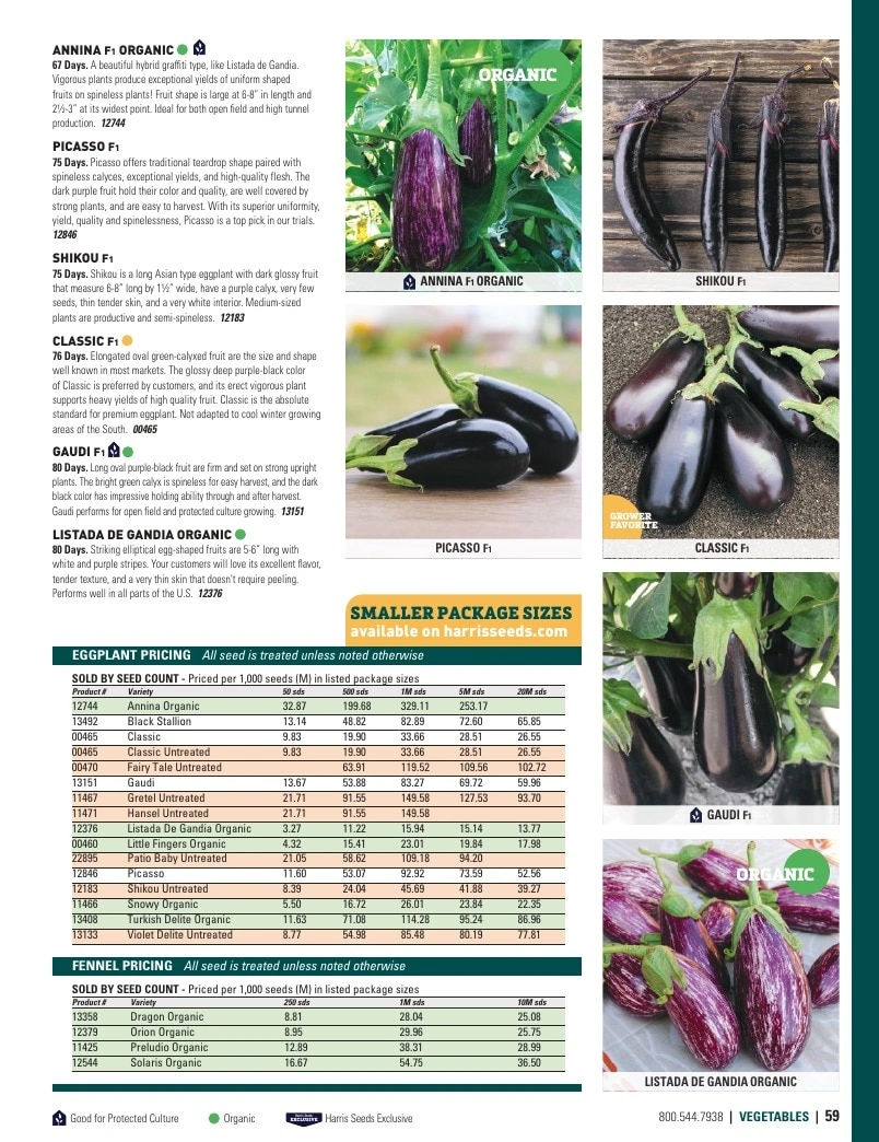 Harris Seeds flyer page 59