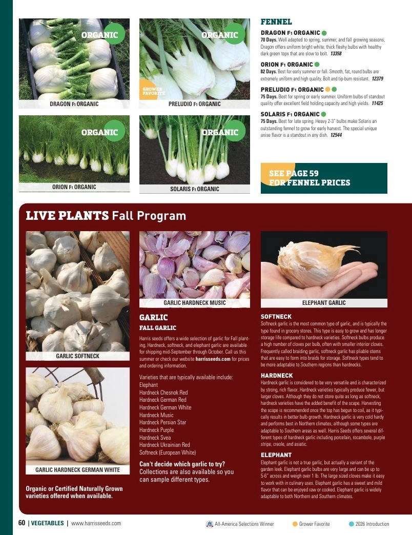 Harris Seeds flyer page 60