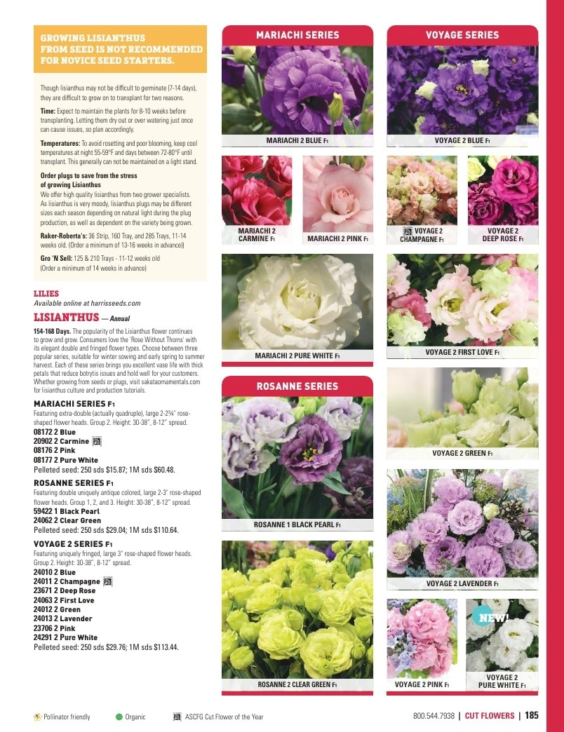 Harris Seeds flyer page 185