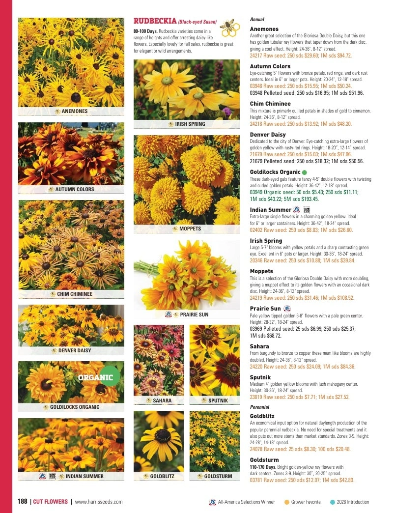Harris Seeds flyer page 188