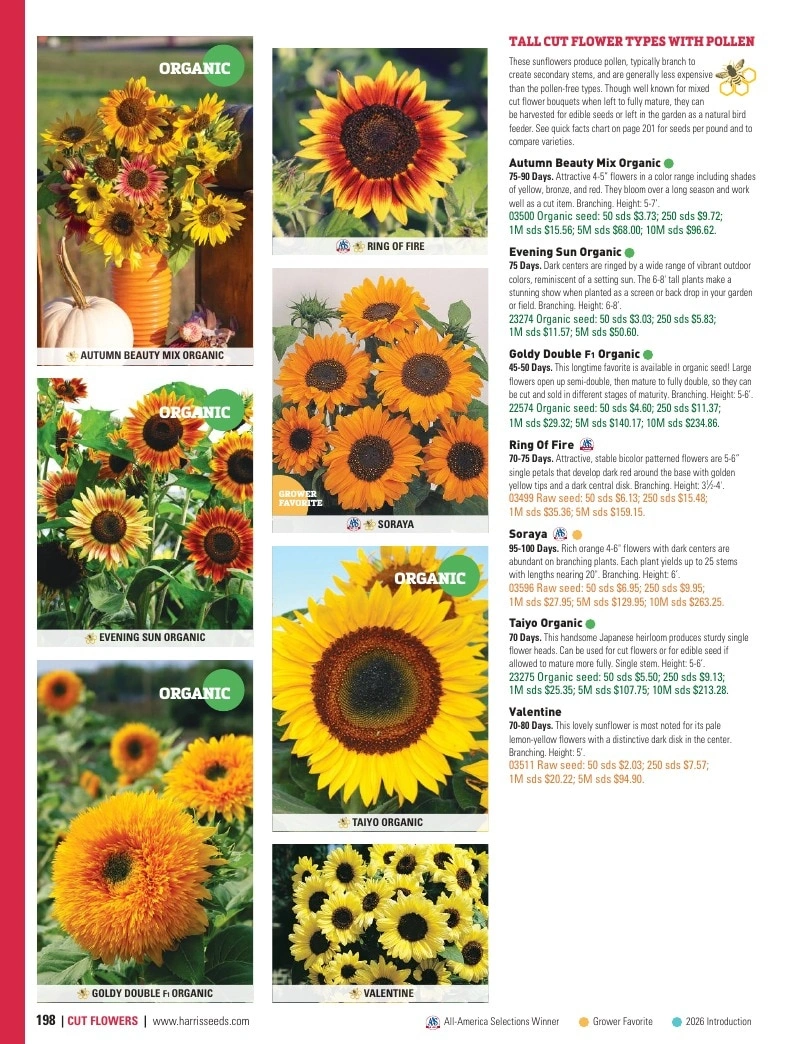 Harris Seeds flyer page 198
