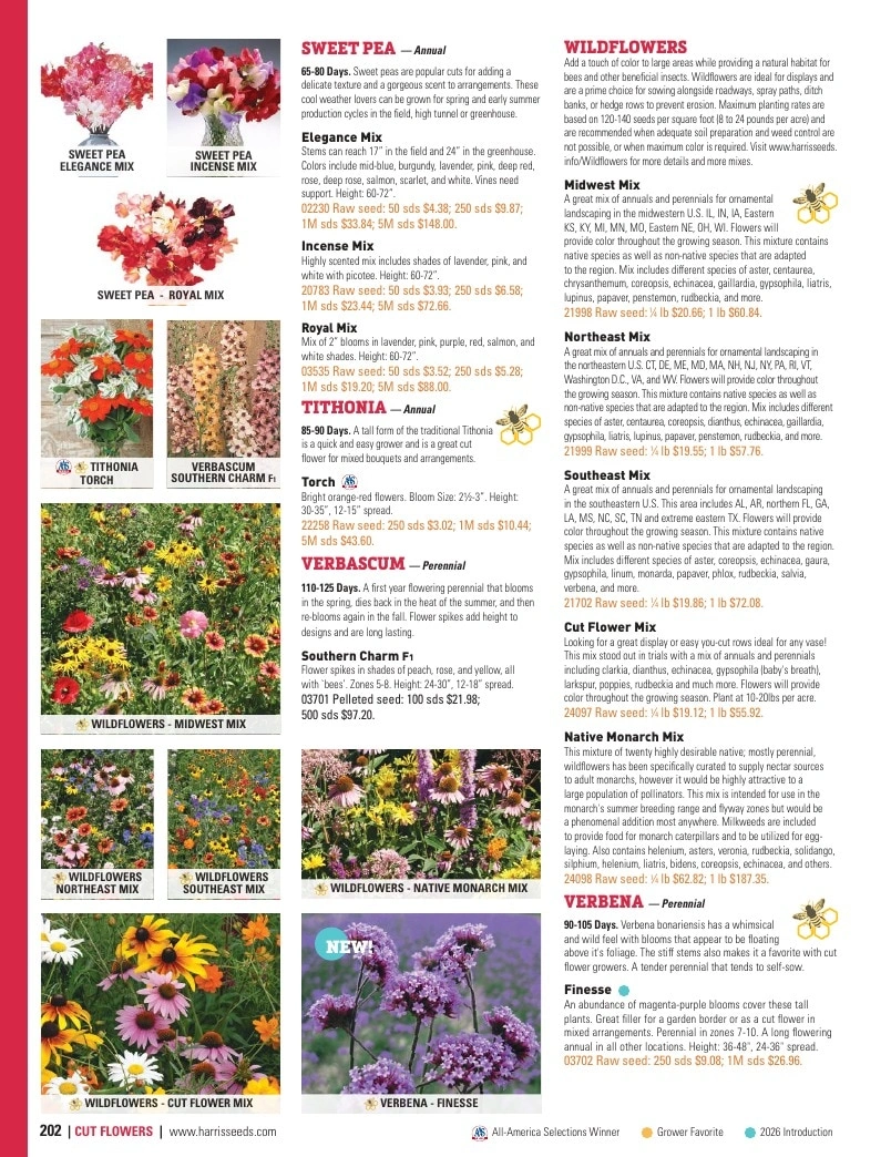 Harris Seeds flyer page 202