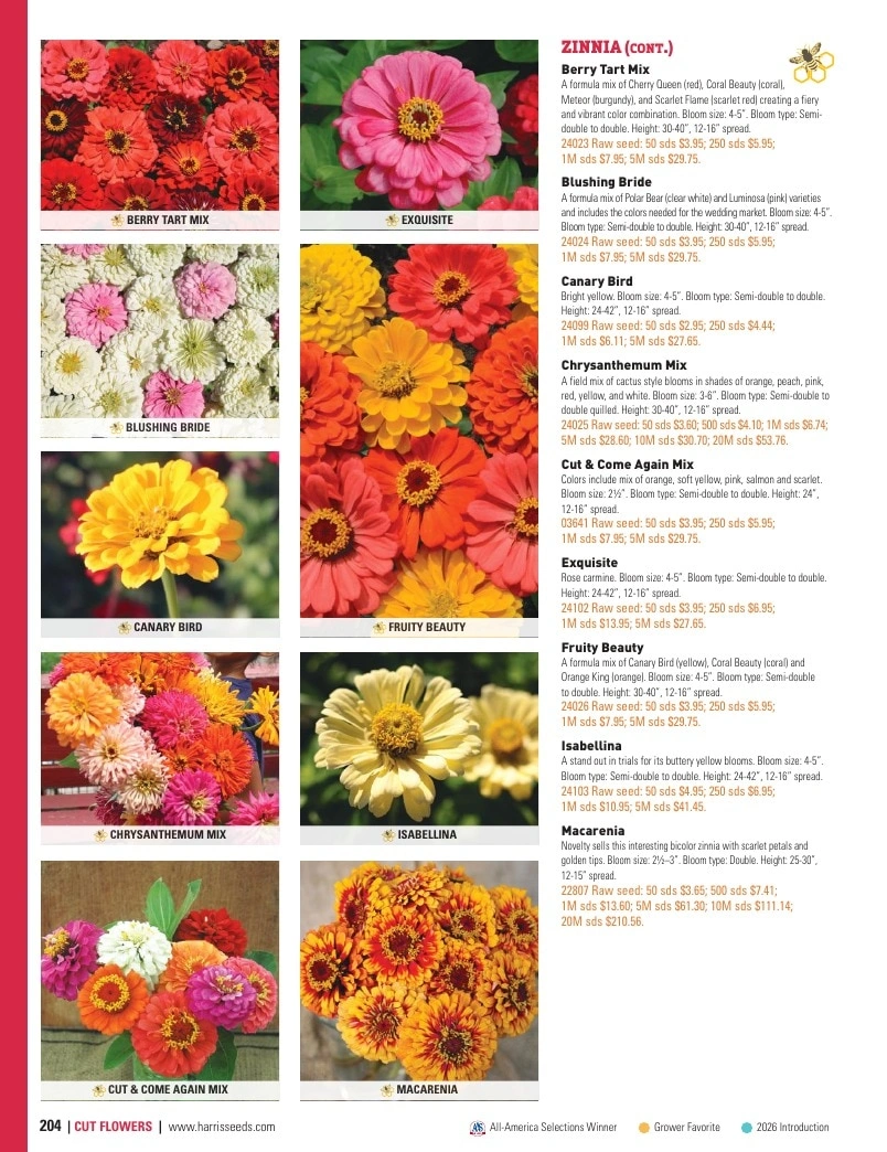 Harris Seeds flyer page 204