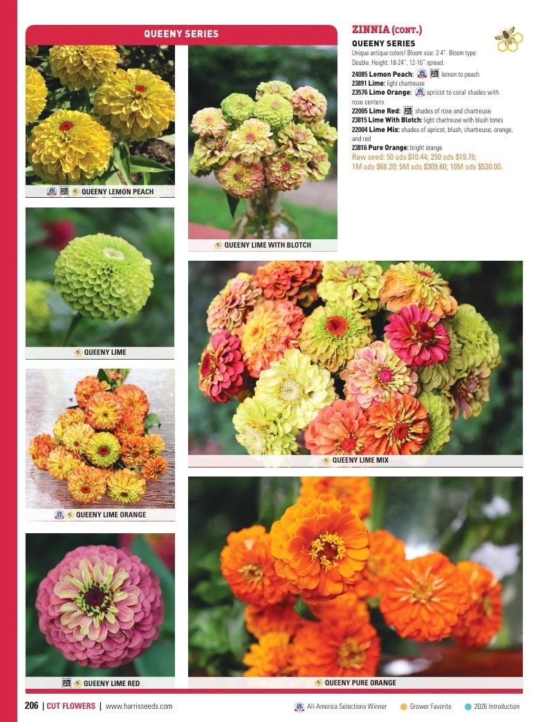 Harris Seeds flyer page 206