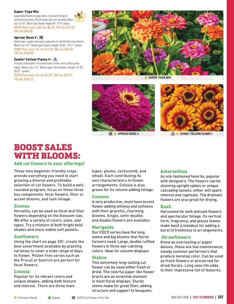 Harris Seeds flyer page 207