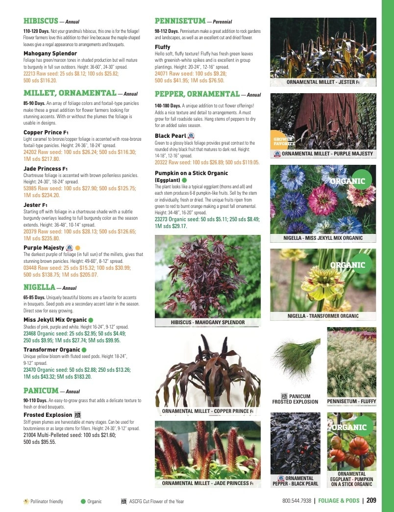 Harris Seeds flyer page 209