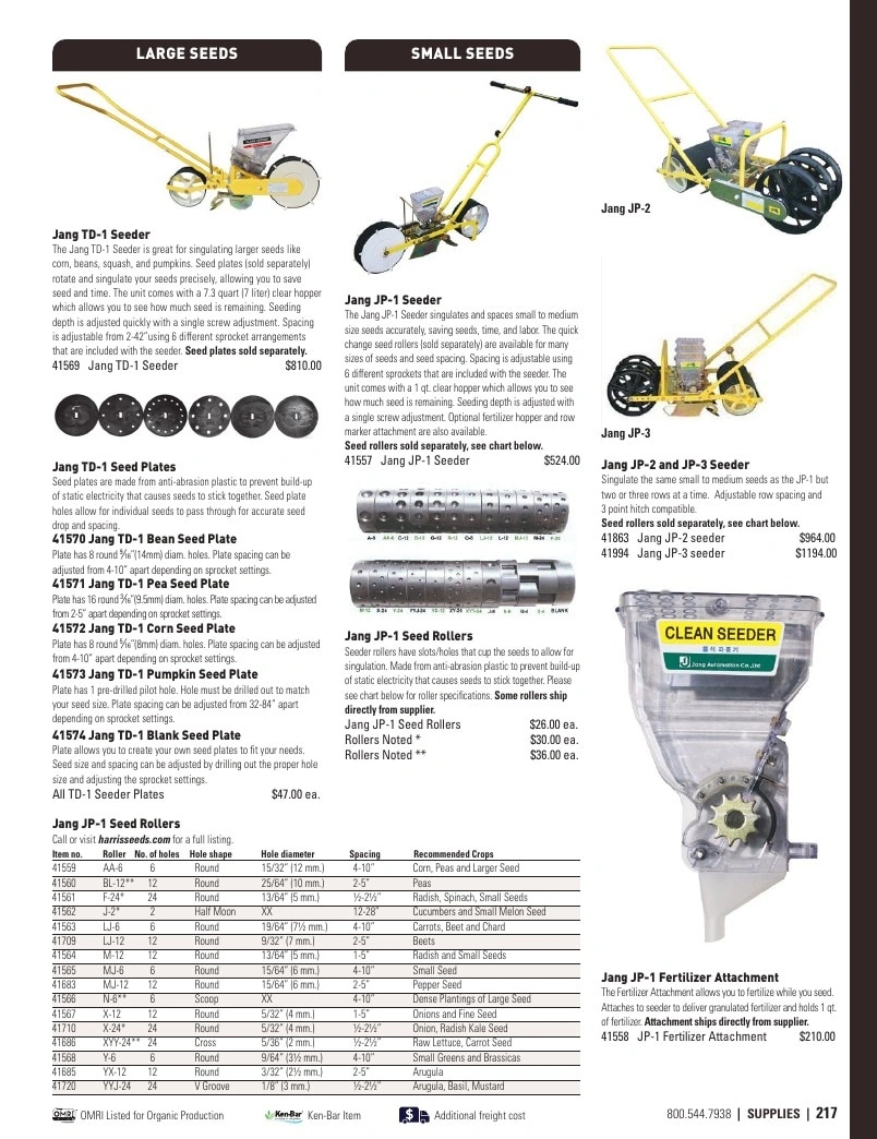 Harris Seeds flyer page 217