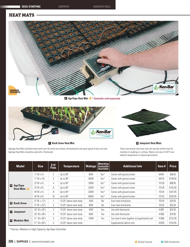Harris Seeds flyer page 226