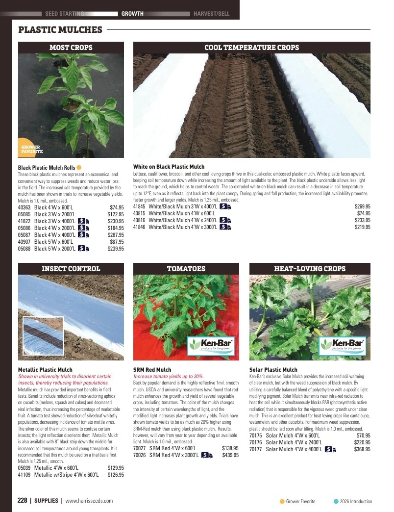 Harris Seeds flyer page 228