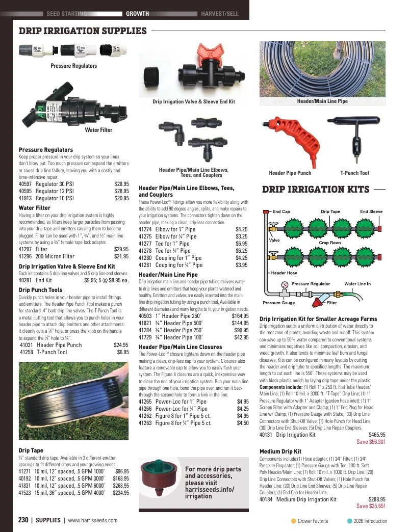 Harris Seeds flyer page 230