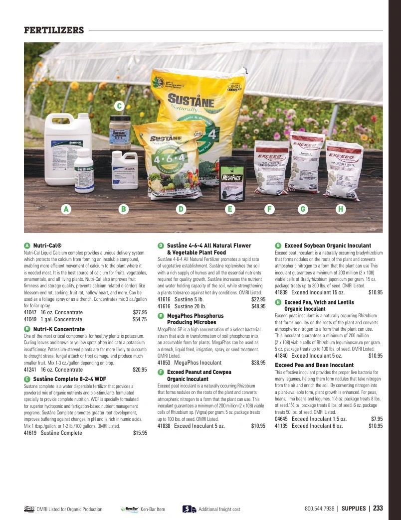 Harris Seeds flyer page 233