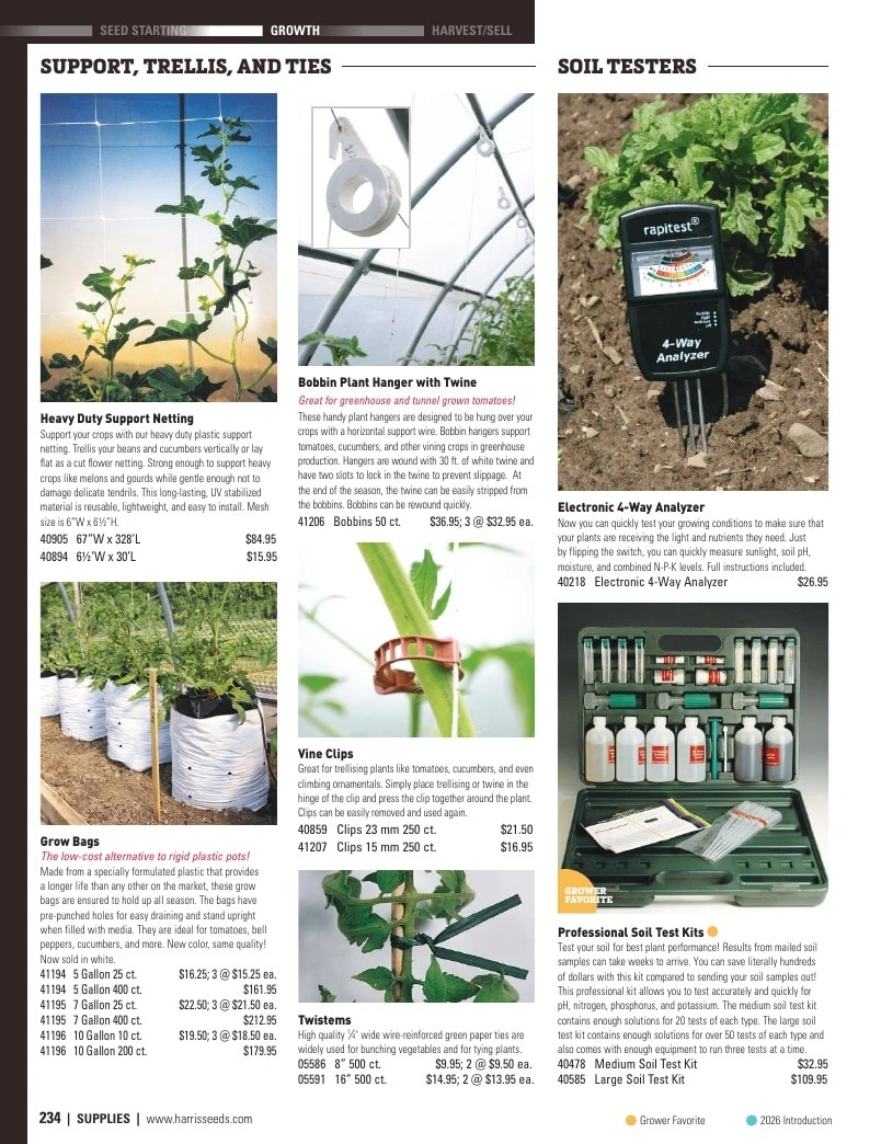 Harris Seeds flyer page 234