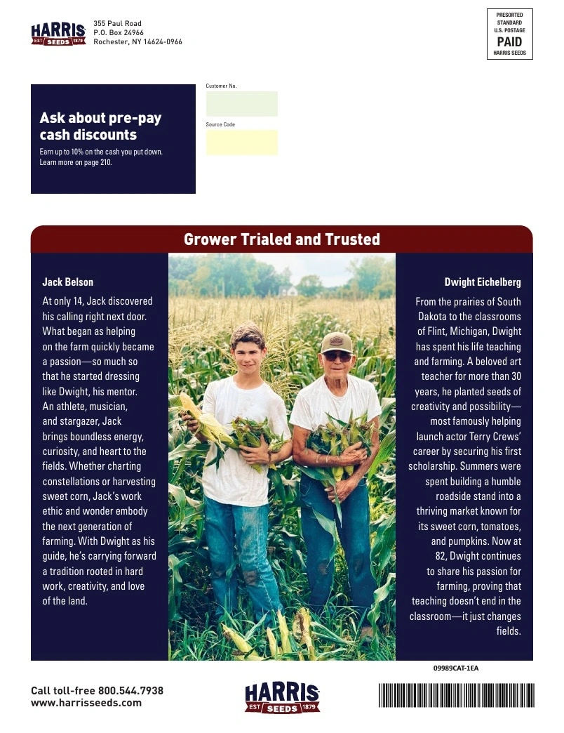 Harris Seeds flyer page 248