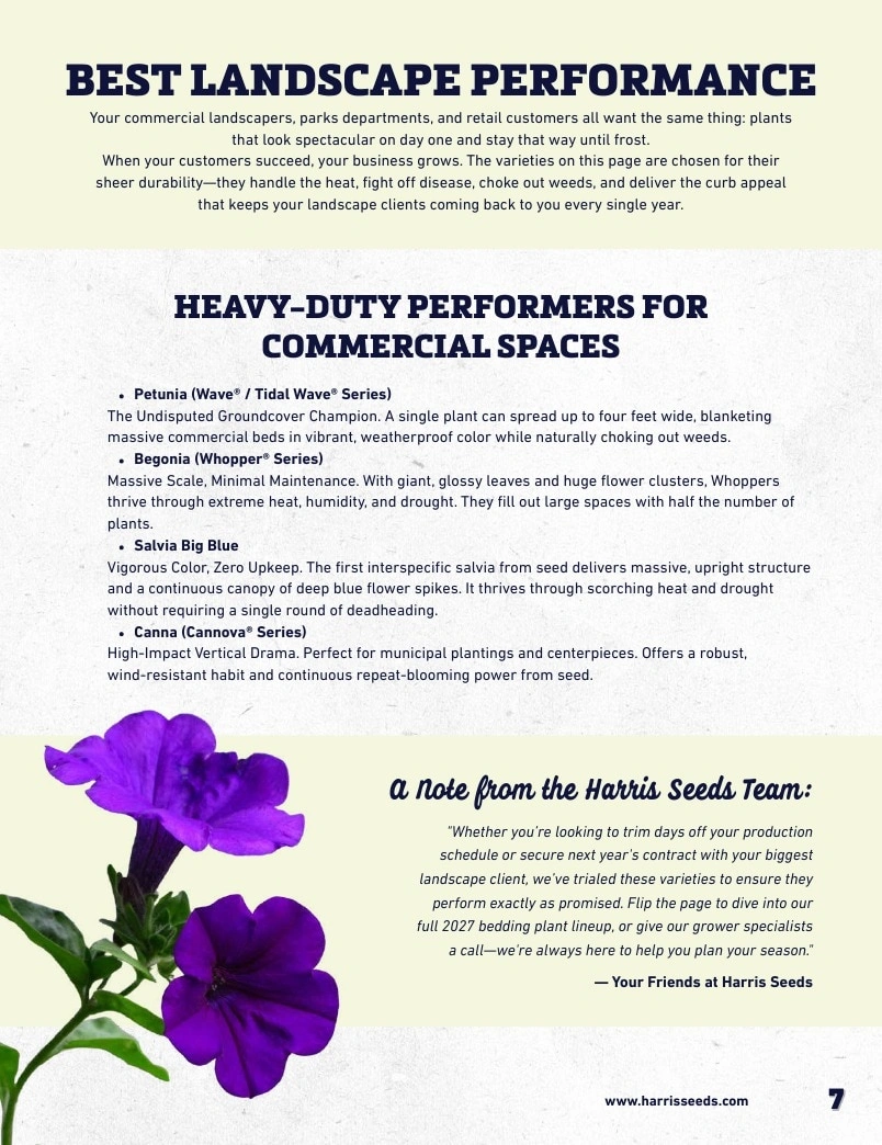 Harris Seeds flyer page 7