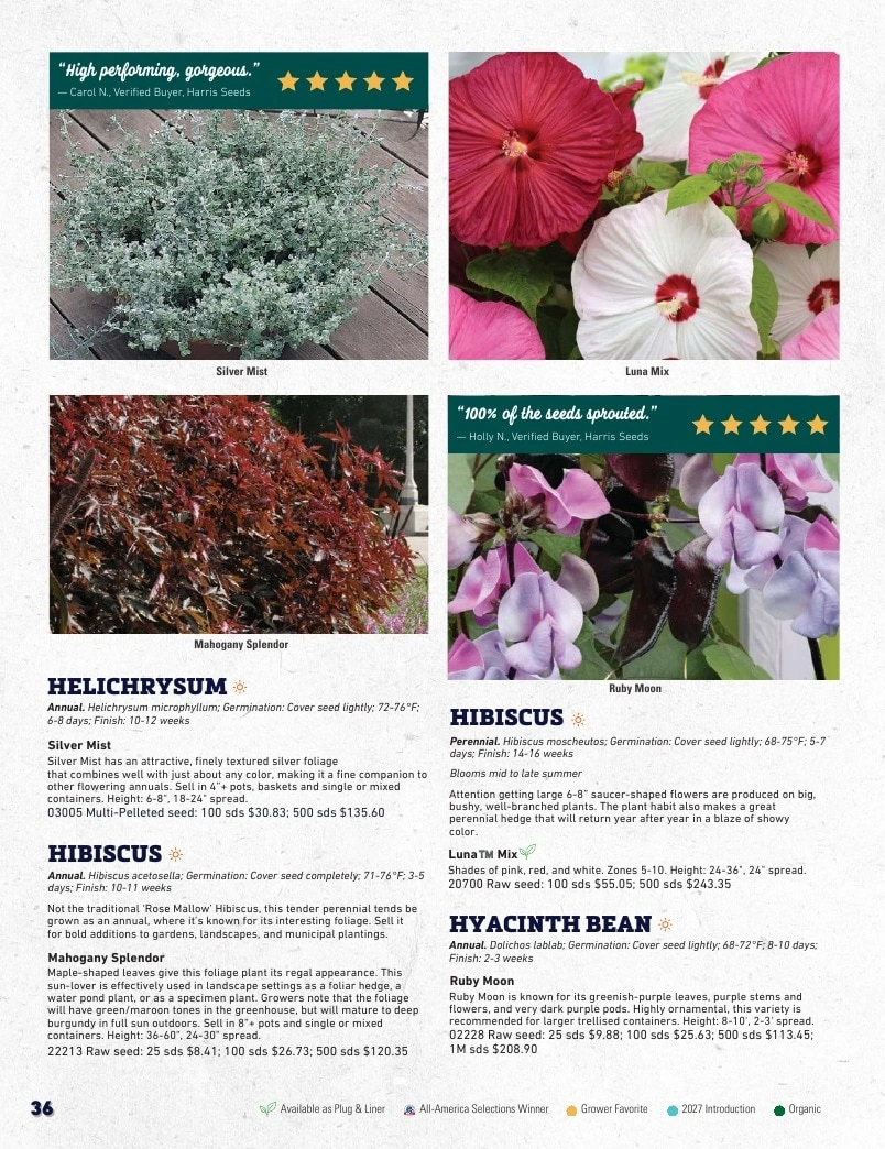 Harris Seeds flyer page 36