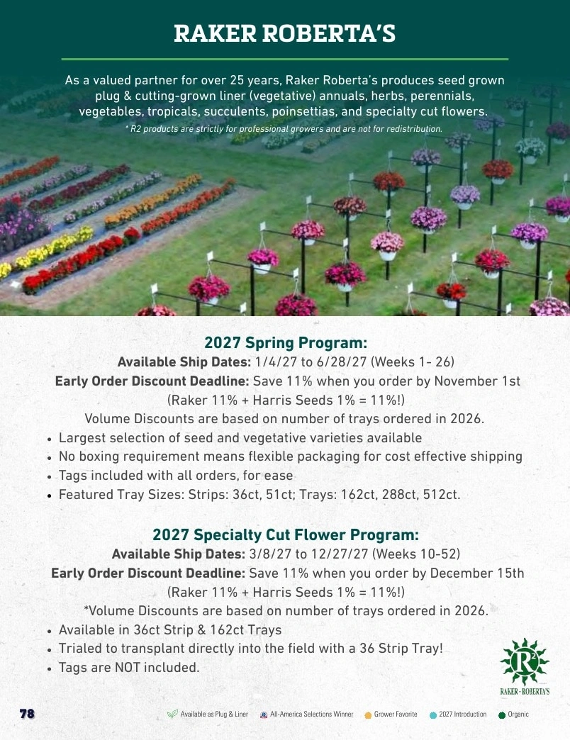 Harris Seeds flyer page 78