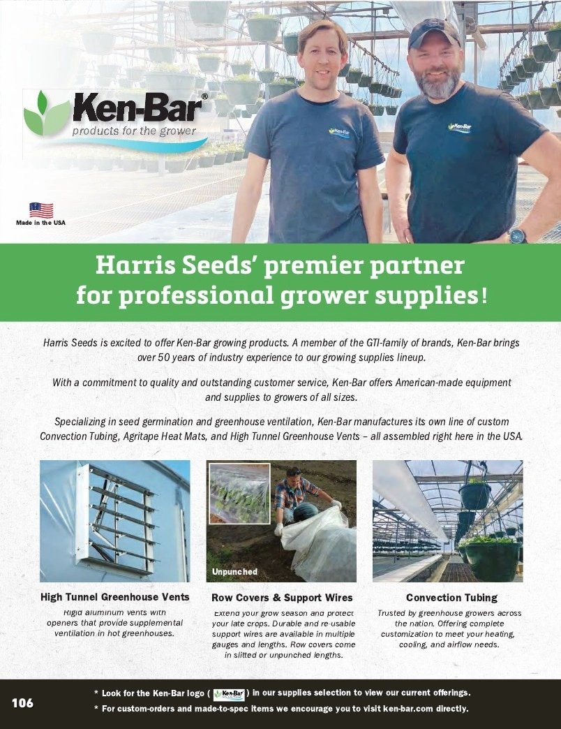 Harris Seeds flyer page 106