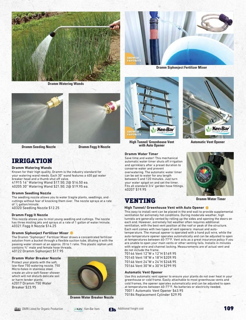 Harris Seeds flyer page 109