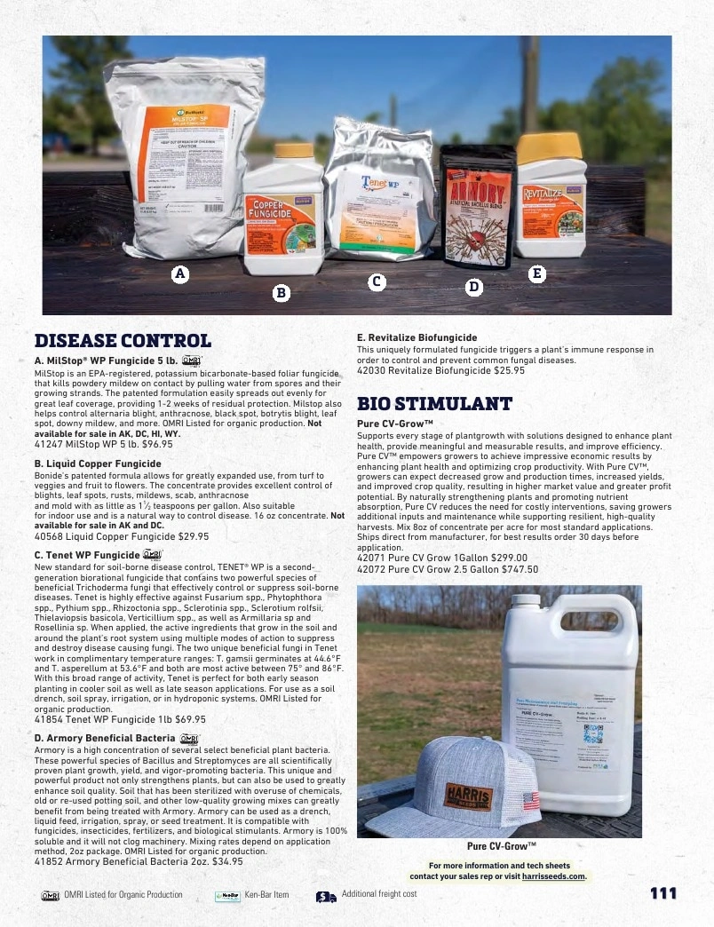 Harris Seeds flyer page 111