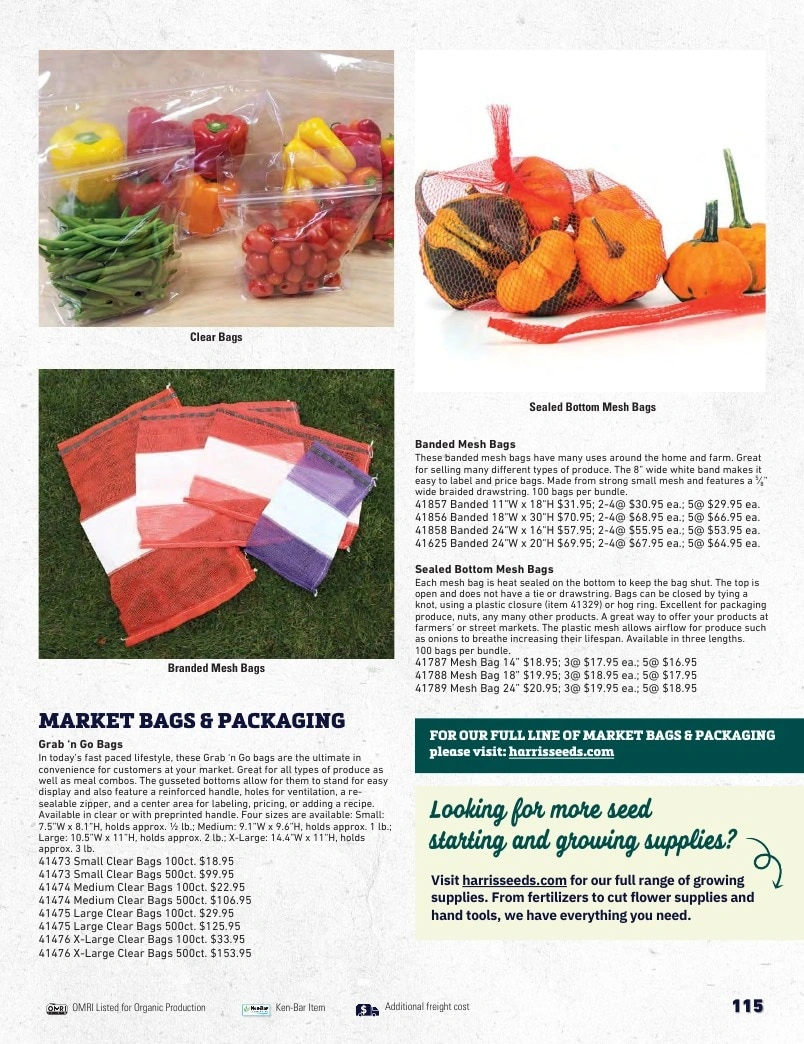 Harris Seeds flyer page 115