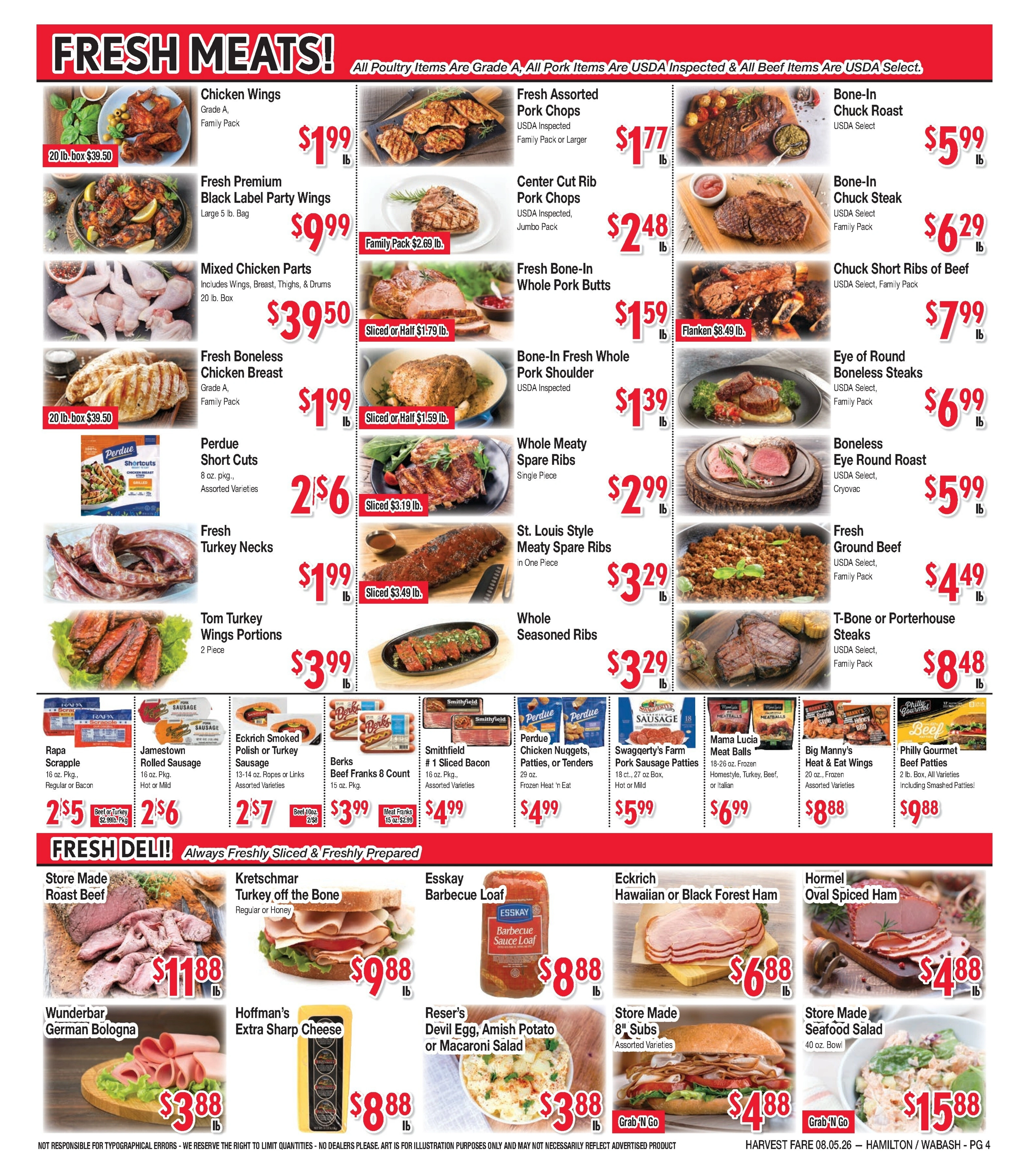 Harvest Fare flyer page 4