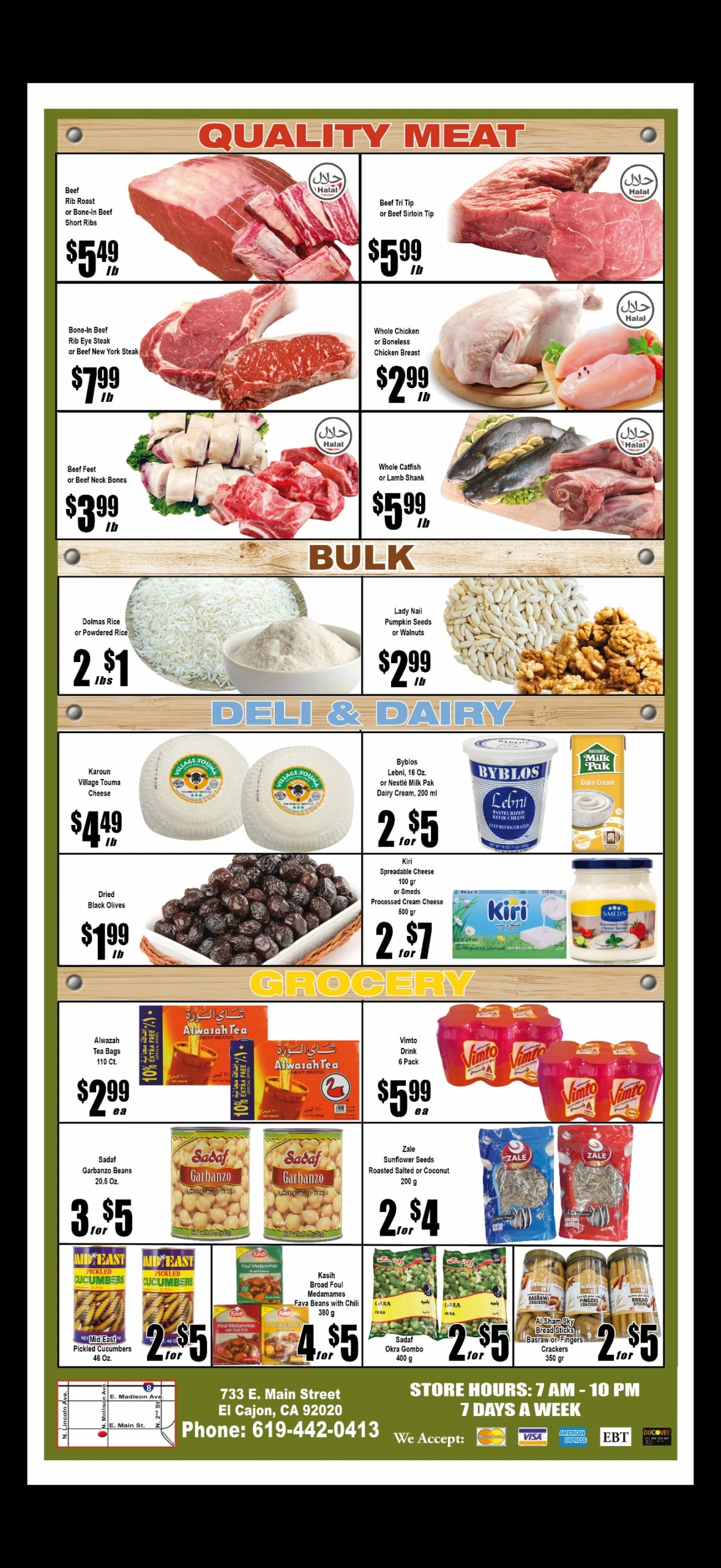 Harvest International Market flyer page 2