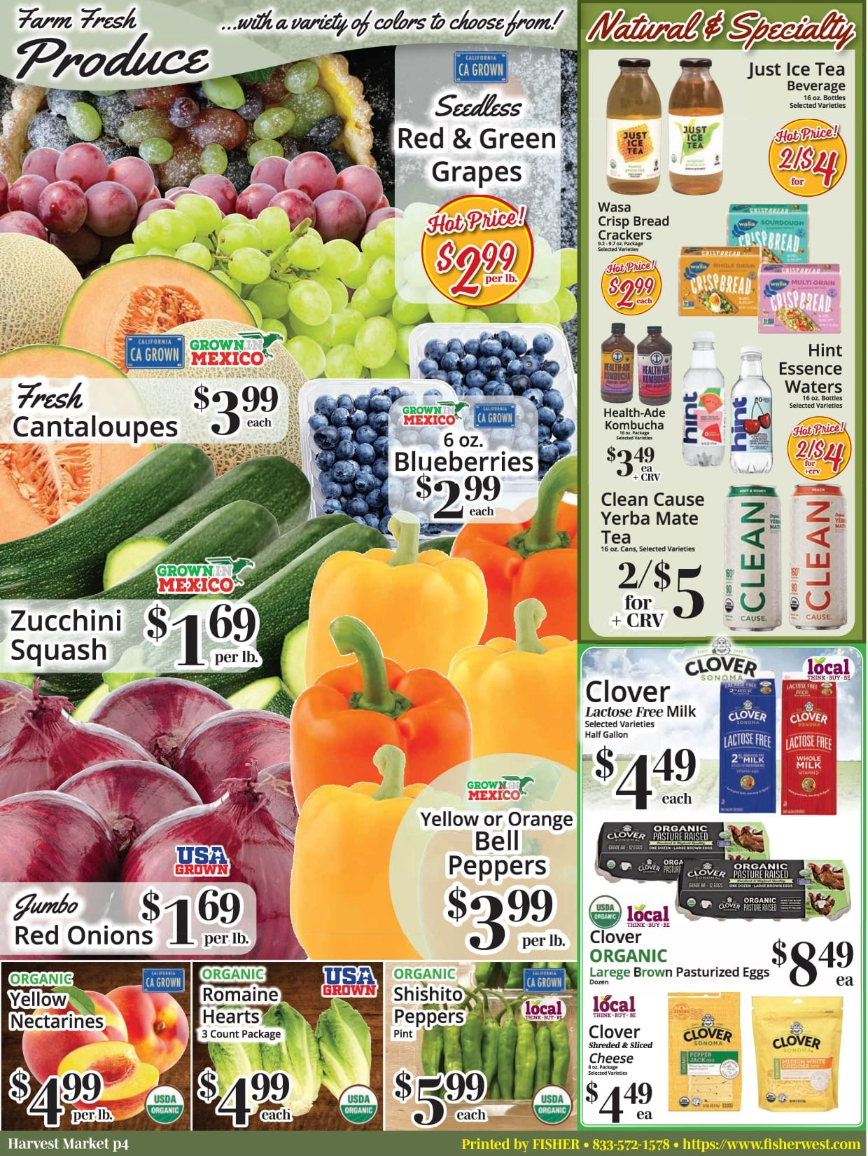 Harvest Market flyer page 4