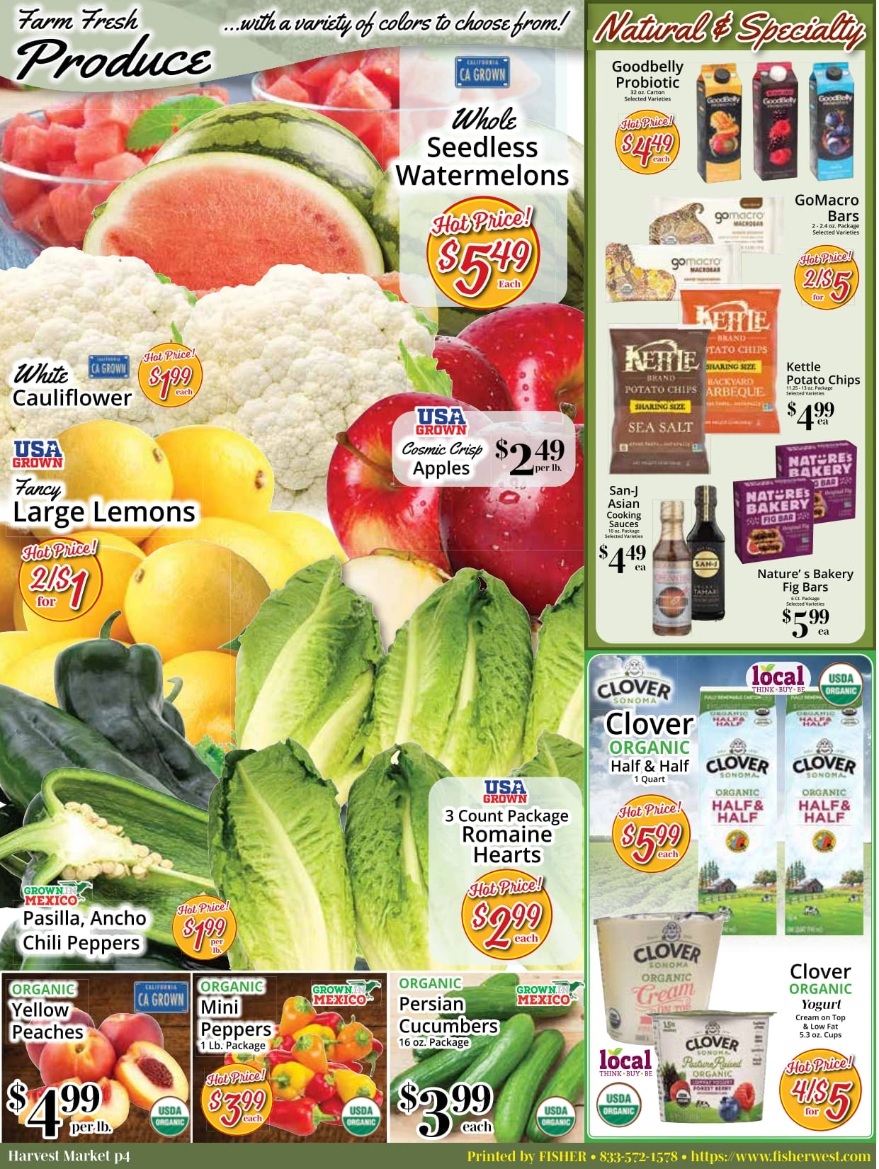 Harvest Market flyer page 4