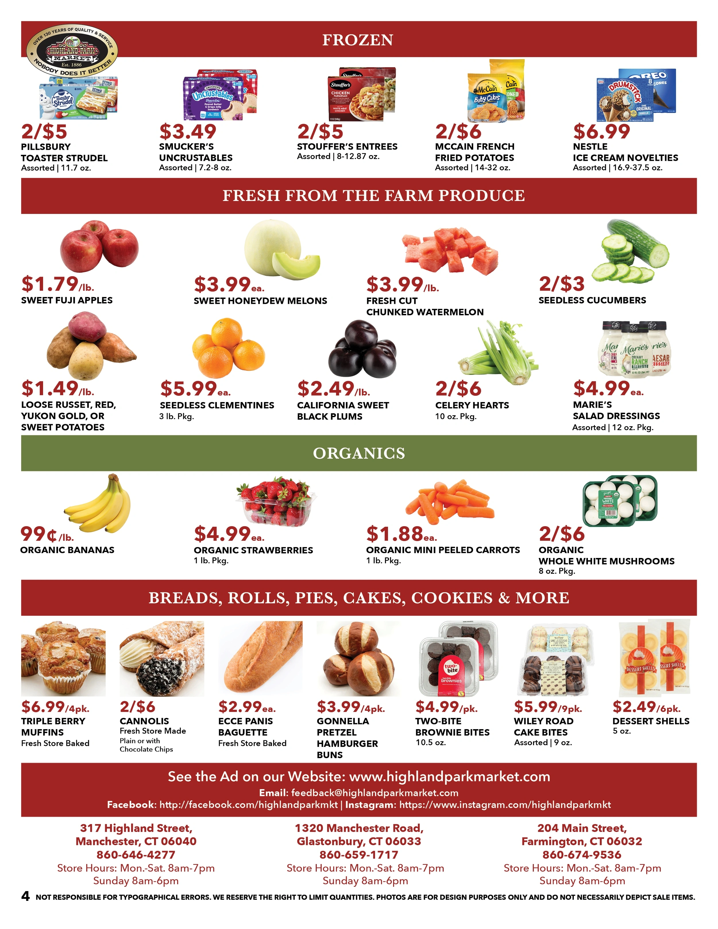 Highland Park Market flyer page 4