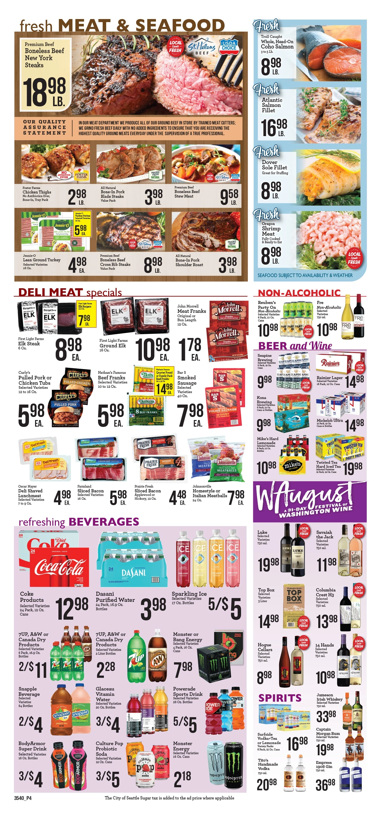 Hilltop Red Apple Market flyer page 4