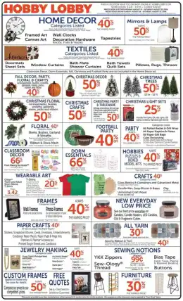 Hobby Lobby Weekly Ad