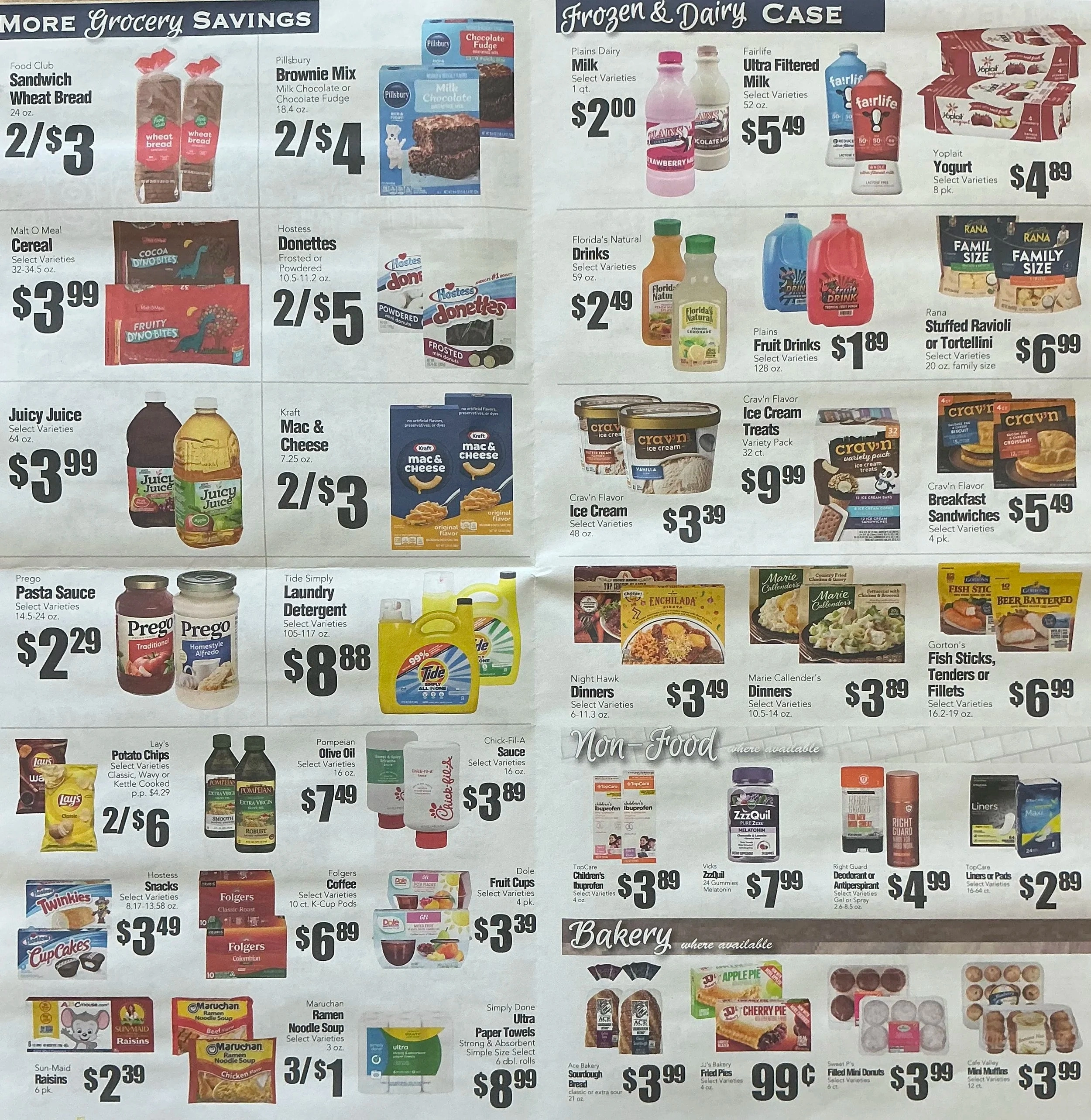 Hogeland's Market flyer page 2