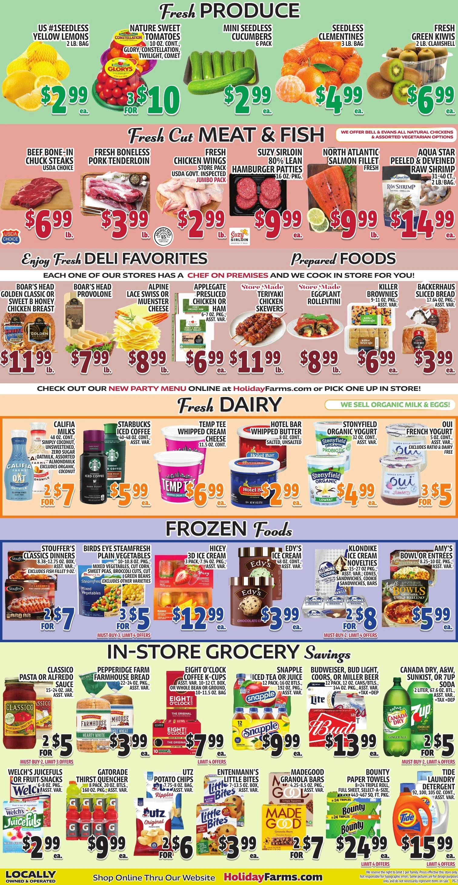 Holiday Farms flyer page 2