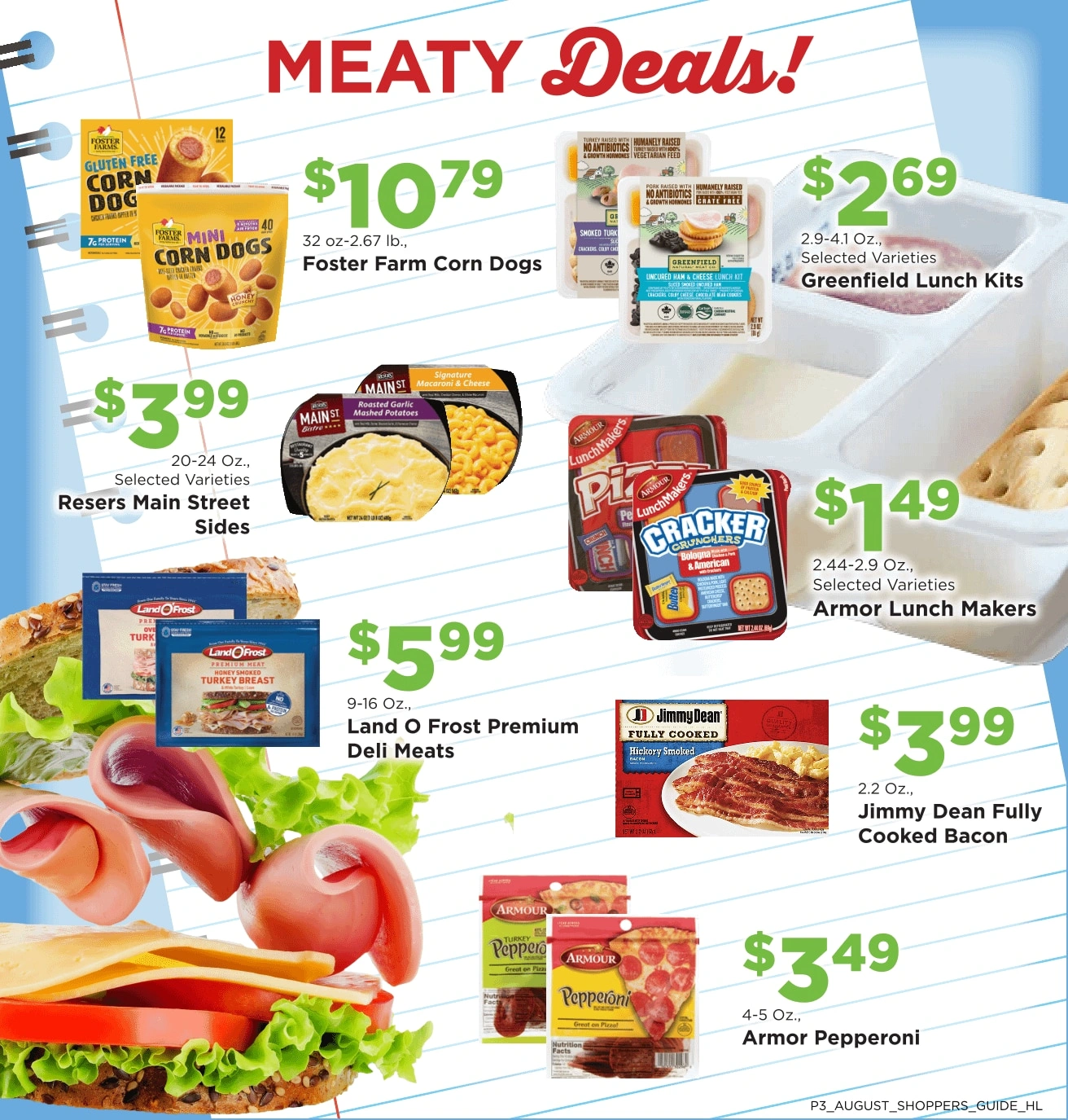 Homeland Stores flyer page 3