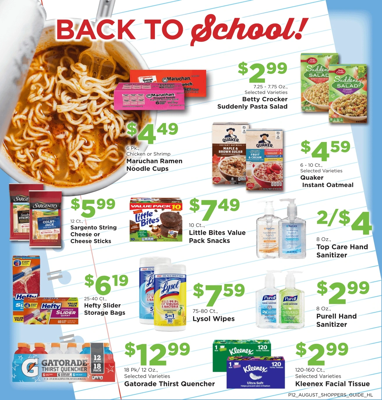 Homeland Stores flyer page 12