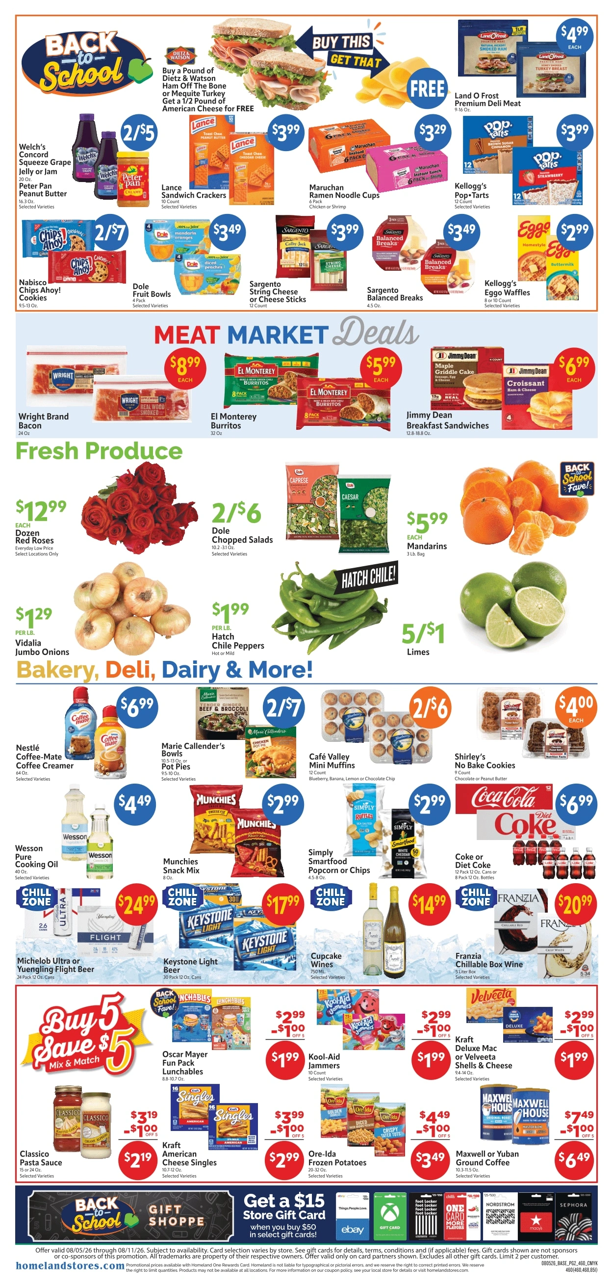 Homeland Stores flyer page 2