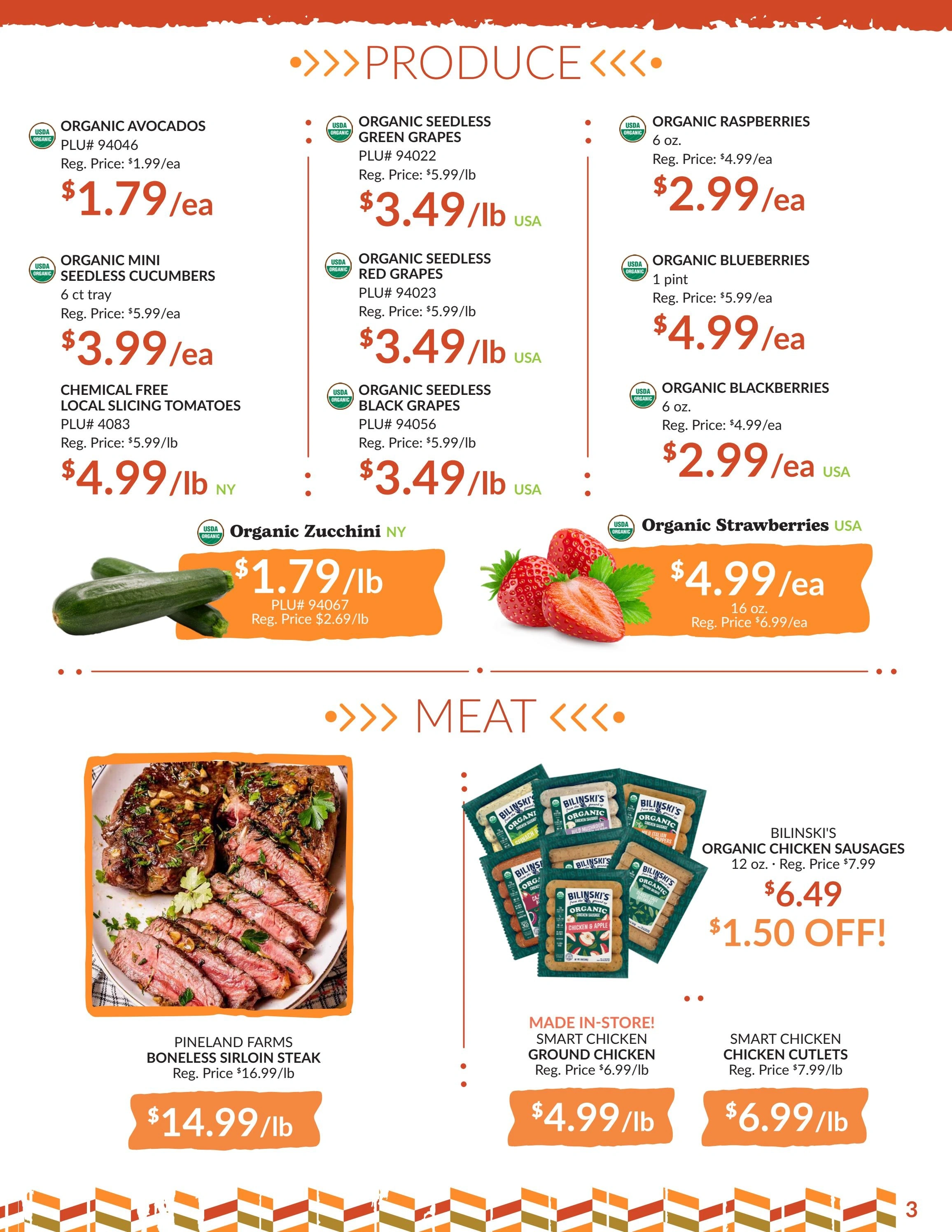 Honest Weight Food Co-op flyer page 3