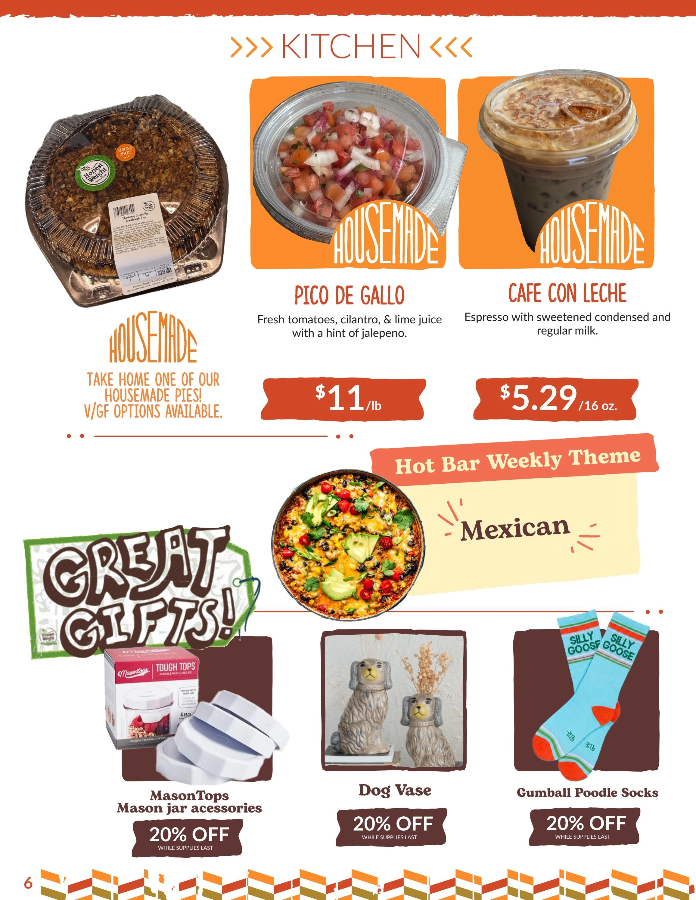Honest Weight Food Co-op flyer page 6